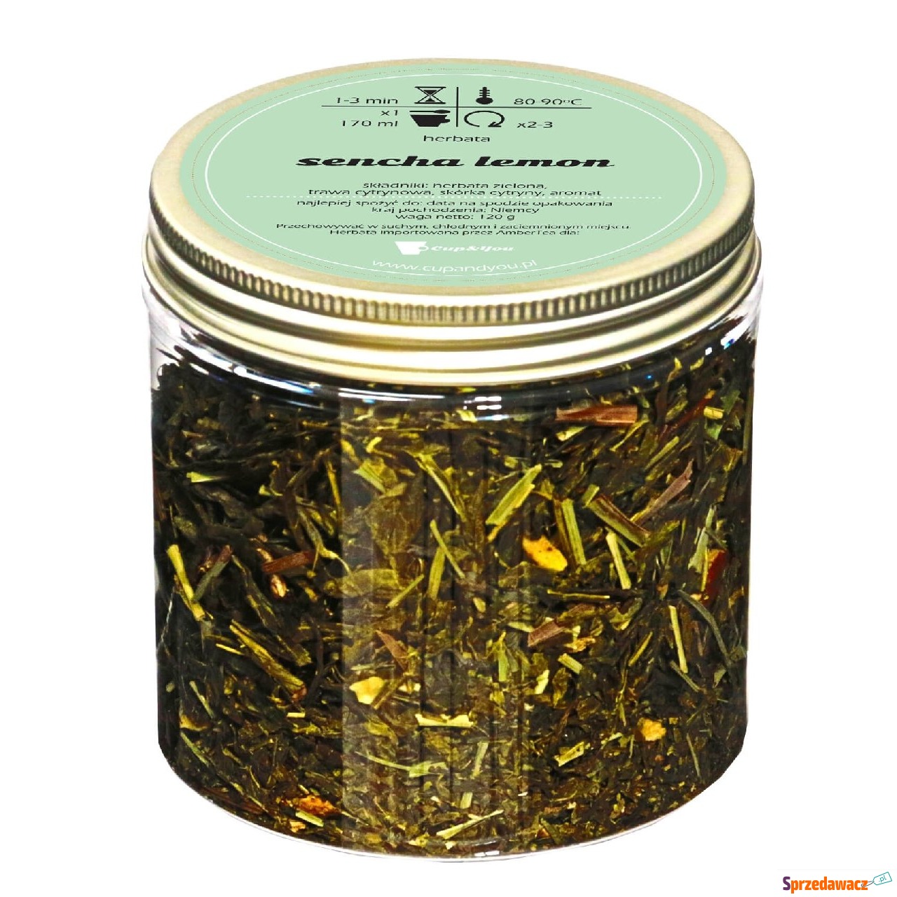 Herbata zielona SENCHA LEMON p...