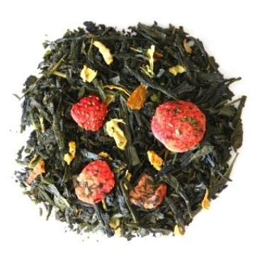 Najlepsza liściasta herbata zielona smak CESARSKA BRZOSKWINIA EKO 120g