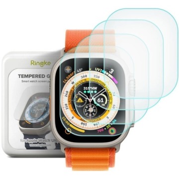 Szkło hartowane Ringke ID FC Glass do Apple Watch Ultra 2/1 49 mm, 4 sztuki