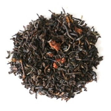 Najlepsza liściasta herbata czerwona puerh TRUSKAWKOWY 170g