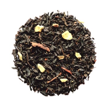 Najlepsza liściasta czarna herbata sypana IMBIROWA korzeń imbiru 120g