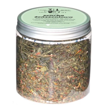 Najlepsza liściasta herbata sypana zielona smakowa sencha żeńszeniowa oset 100g