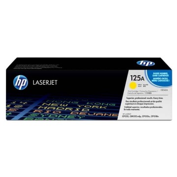 HP oryginalny toner CB542A, yellow, 1400s, 125A, HP Color LaserJet CP1215, 1515, 1518
