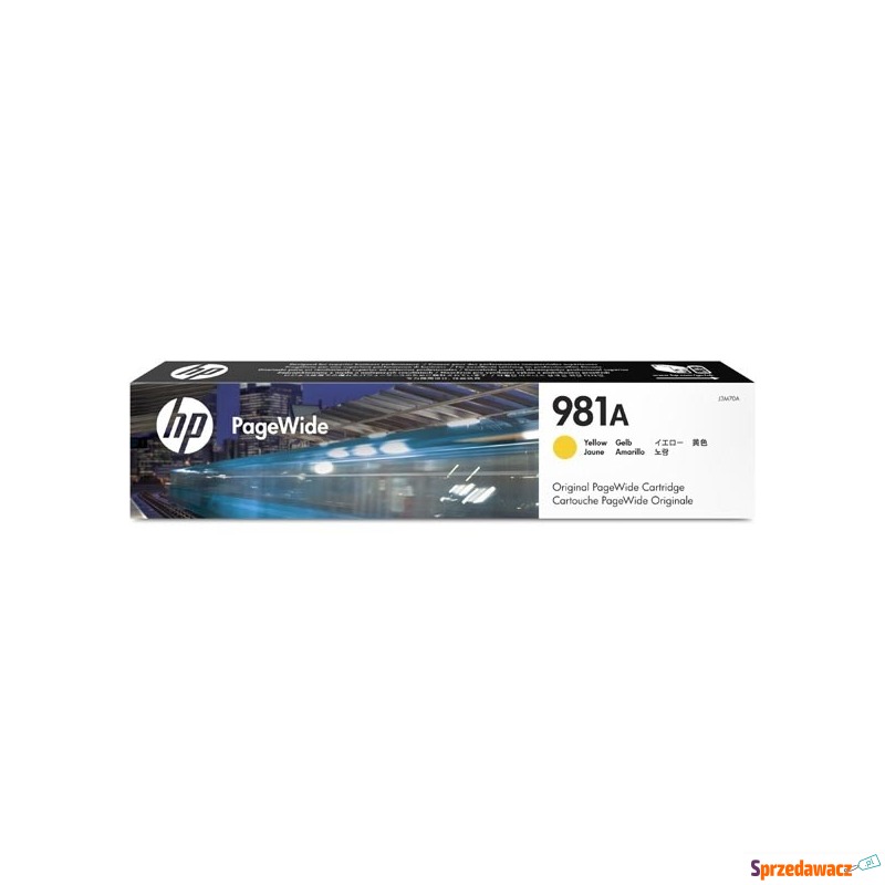 HP oryginalny ink J3M70A, HP 981A, yellow, 6000s,... - Tusze, tonery - Orzesze