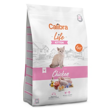 Calibra Cat Life Kitten Kurczak - Opakowanie ekonomiczne: 2 x 6 kg