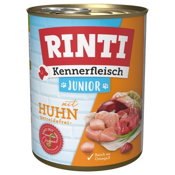 Megapakiet Rinti Junior, 24 x 800 g - Kurczak
