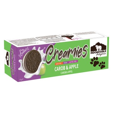 Caniland Creamies, karob i jabłko - 3 x 120 g