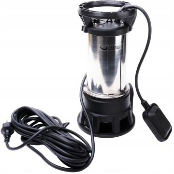 CEDRUS PZ1100 POMPA ZANURZENIOWA ZATAPIALNA DO WODY BRUDNEJ CZYSTEJ OGRODOWA INOX 1100W 20000 l/h - 