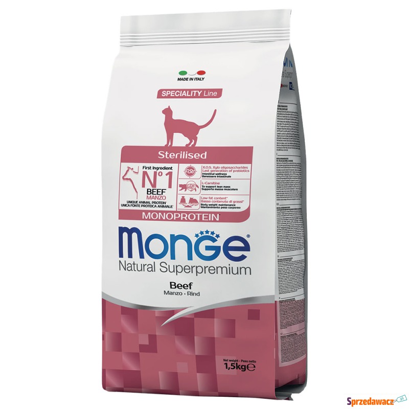Monge Monoprotein Sterlizowany dla kotów - Op... - Karmy dla kotów - Przemyśl