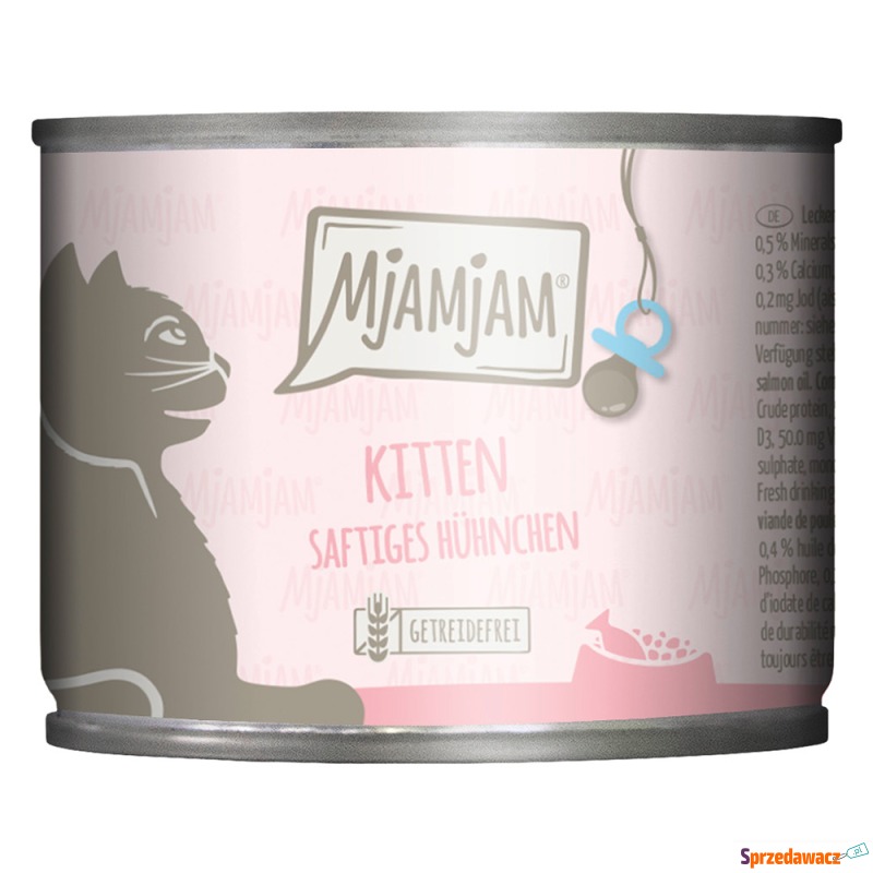 MjAMjAM Kitten, 6 x 200 g - Soczysty kurczak z... - Karmy dla kotów - Lublin