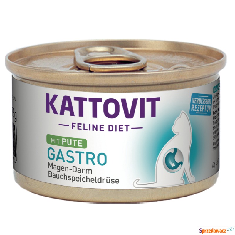 Kattovit Gastro - Indyk, 12 x 85 g - Karmy dla kotów - Sochaczew
