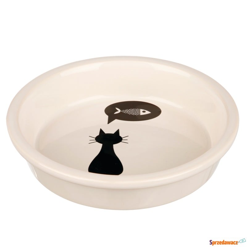 Trixie miska ceramiczna z kocim motywem - 250... - Miski dla kotów - Leszno