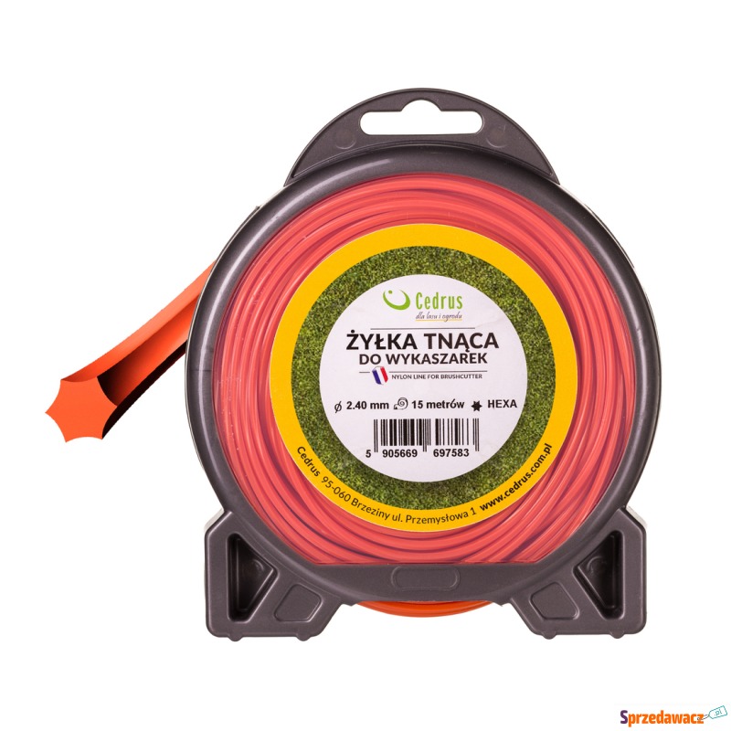 Żyłka tnąca 2.4/15m blister gw...