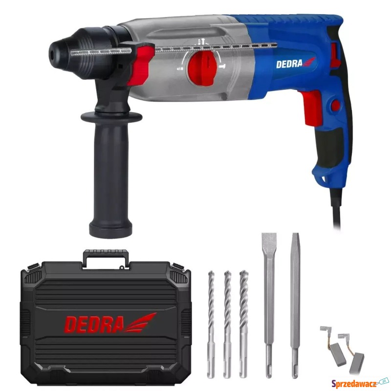 Młotowiertarka SDS+ DEDRA DED7852 1050W, 0-98... - Wiertarki, młotowiertarki - Opalenica
