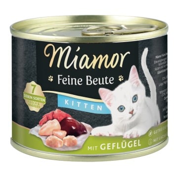 Miamor Feine Beute, 24 x 185 g - Kitten, drób
