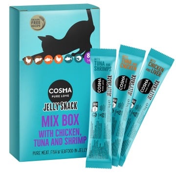 Cosma Jelly Snack, 8 x 14 g - Pakiet mieszany II