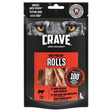Crave Maxi High Protein Rolls - Wołowina, 50 g