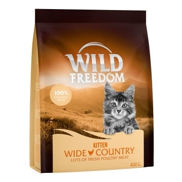 2 + 1 gratis! Wild Freedom, karma sucha dla kota, 3 x 400 g - Kitten ,,Wide Country