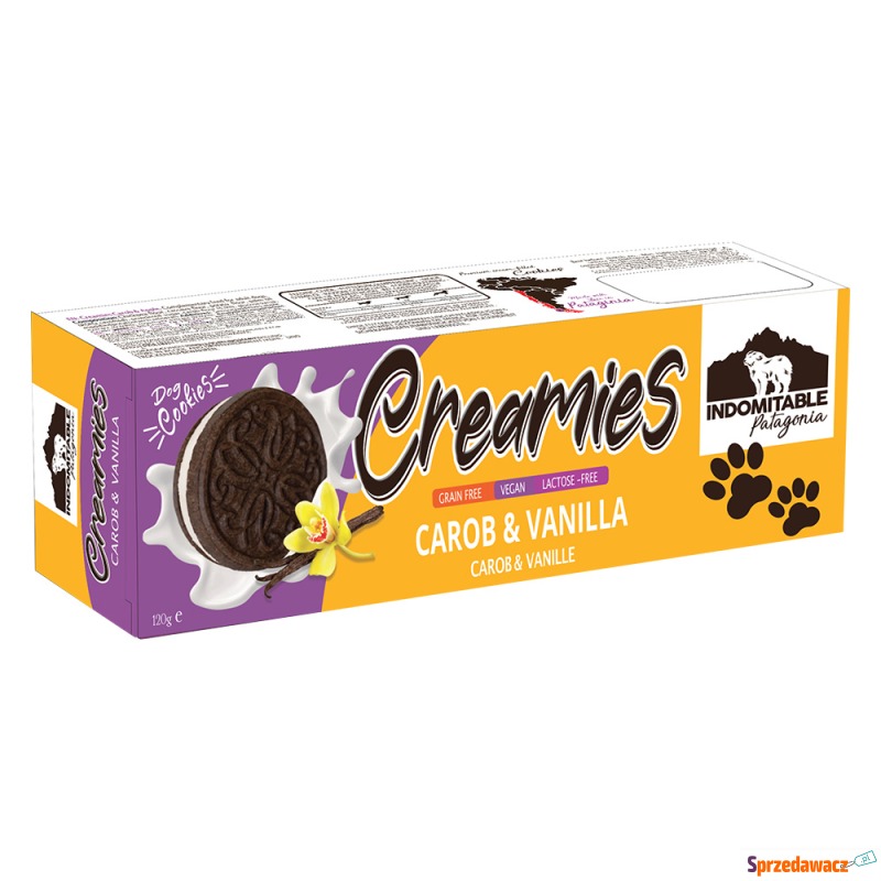 Caniland Creamies, karob i wanilia - 2 x 120 g - Przysmaki dla psów - Suwałki