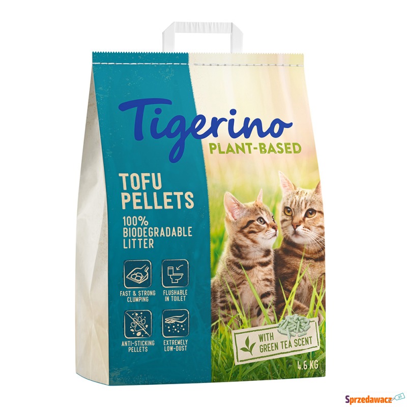 Tigerino Plant-Based, żwirek na bazie tofu -... - Żwirki do kuwety - Szczecin