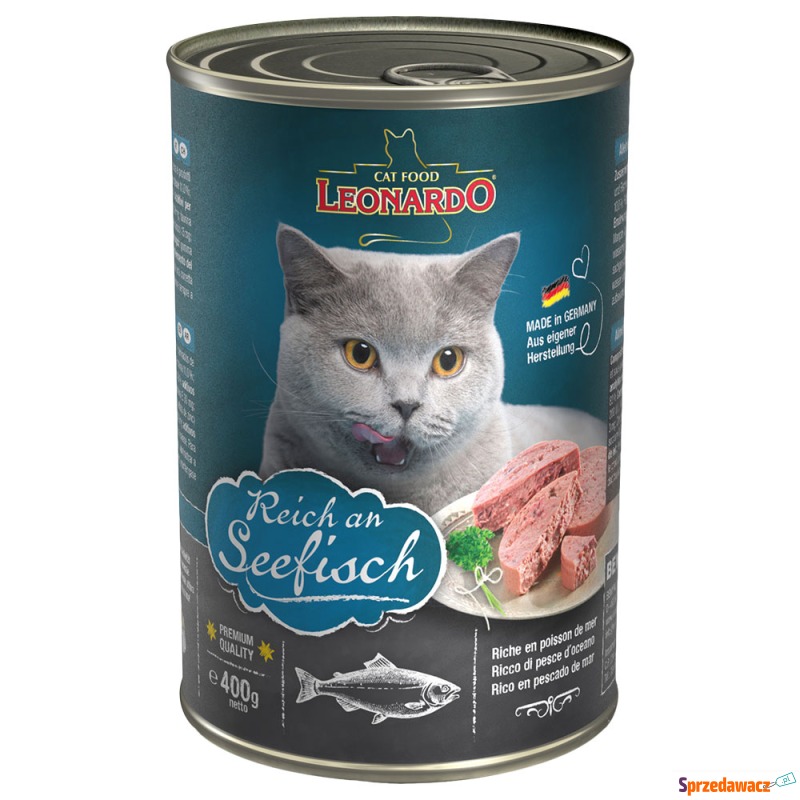 Leonardo All Meat, 6 x 400 g - Ryba morska - Karmy dla kotów - Zamość