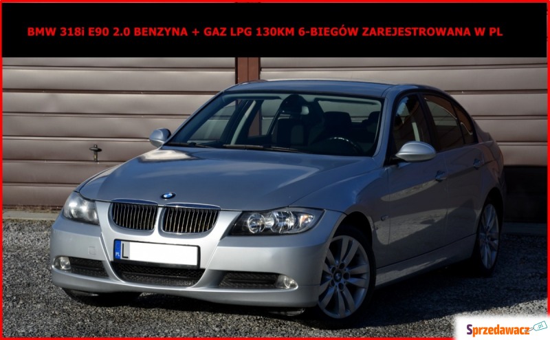 BMW Seria 3  Sedan/Limuzyna 2006,  2.0 benzyna+LPG - Na sprzedaż za 18 900 zł - Zamość