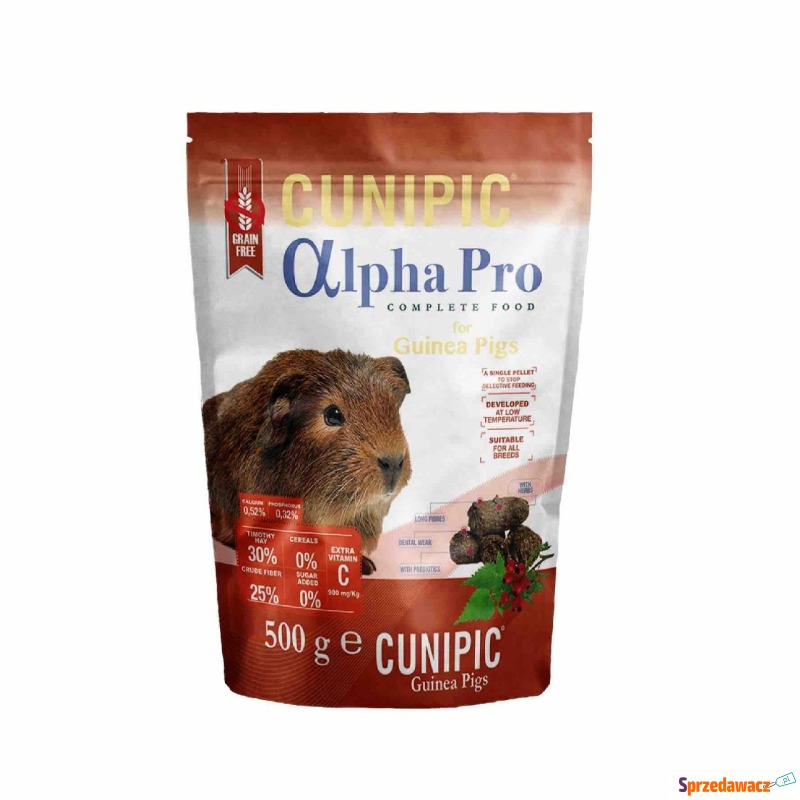 CUNIPIC alpha pro Świnka morska 500 g - Karmy dla gryzoni - Przemyśl