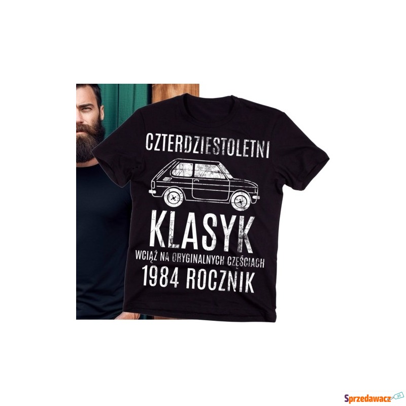 męska Koszulka na 40 - 40 LETNI KLASYK 1984 - Bluzki, koszulki - Gdańsk