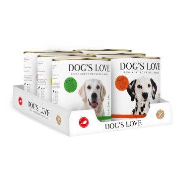 Dog's Love Adult 6 x 800 g - Pakiet mieszany (6 odmian)