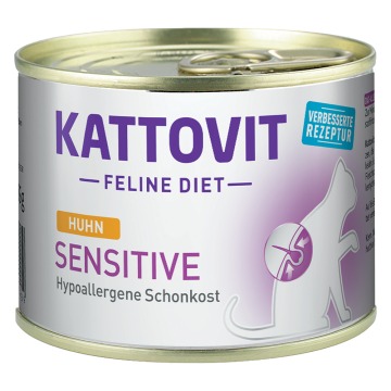 Kattovit Sensitive - Kurczak, 6 x 185 g