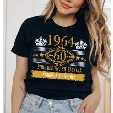 Damska koszulka na 60 urodziny
