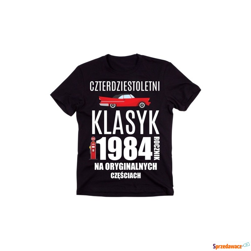 męska koszulka na 40 urodziny 40-LETNI KLASYK... - Bluzki, koszulki - Jelenia Góra