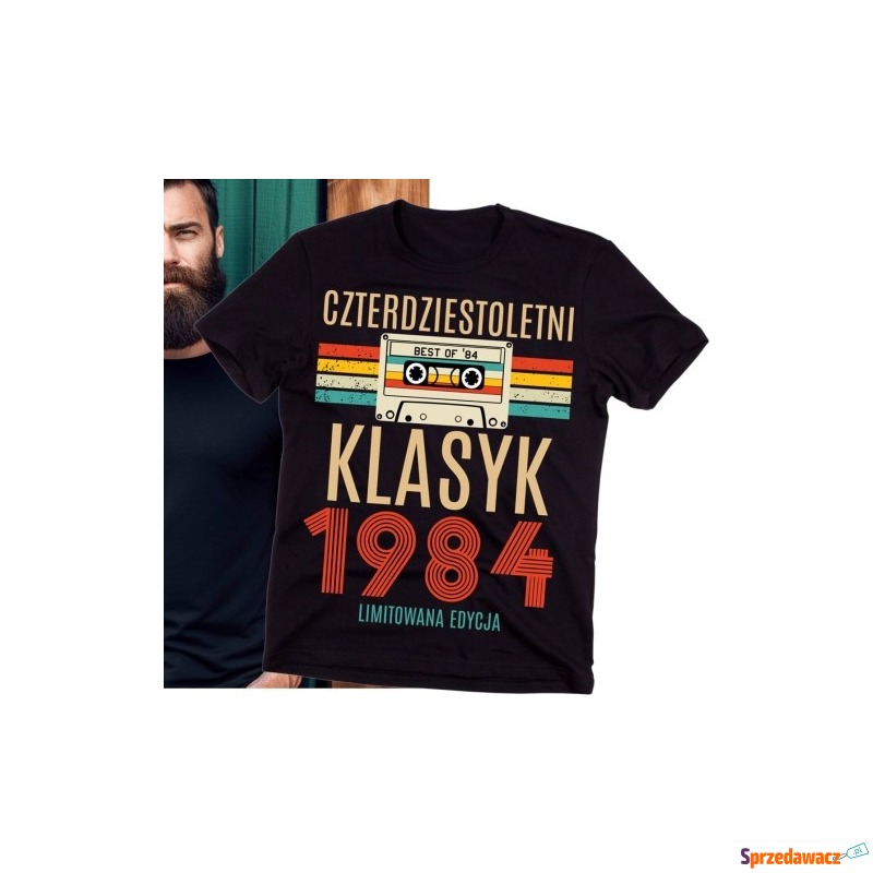 męska koszulka na 40 urodziny PREZENT NA CZTE... - Bluzki, koszulki - Toruń
