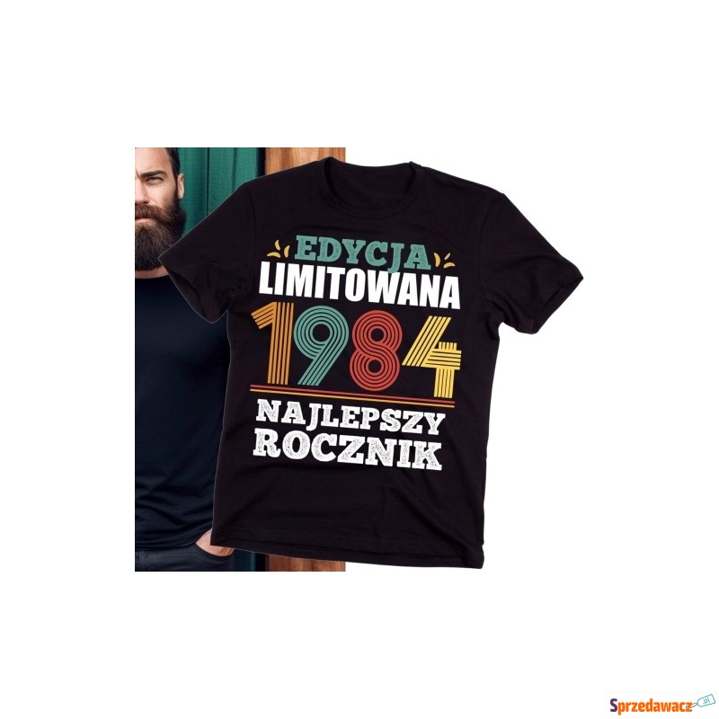 męska koszulka na 40 urodziny 1984 najlepszy rocznik - Bluzki, koszulki - Toruń