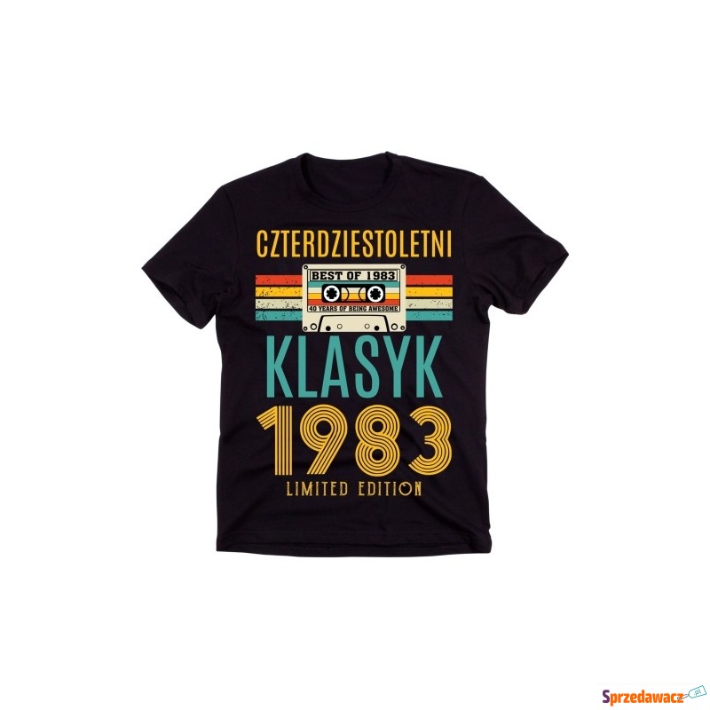 męska koszulka NA 40 URODZINY 40 LETNI KLASYK - Bluzki, koszulki - Łódź