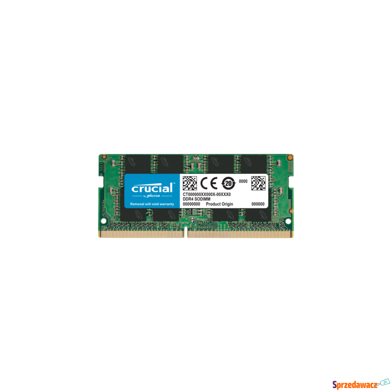 Pamięć RAM Crucial DDR4 1 x 8GB 2400MHz CL17 SODIMM - Pamieć RAM - Toruń