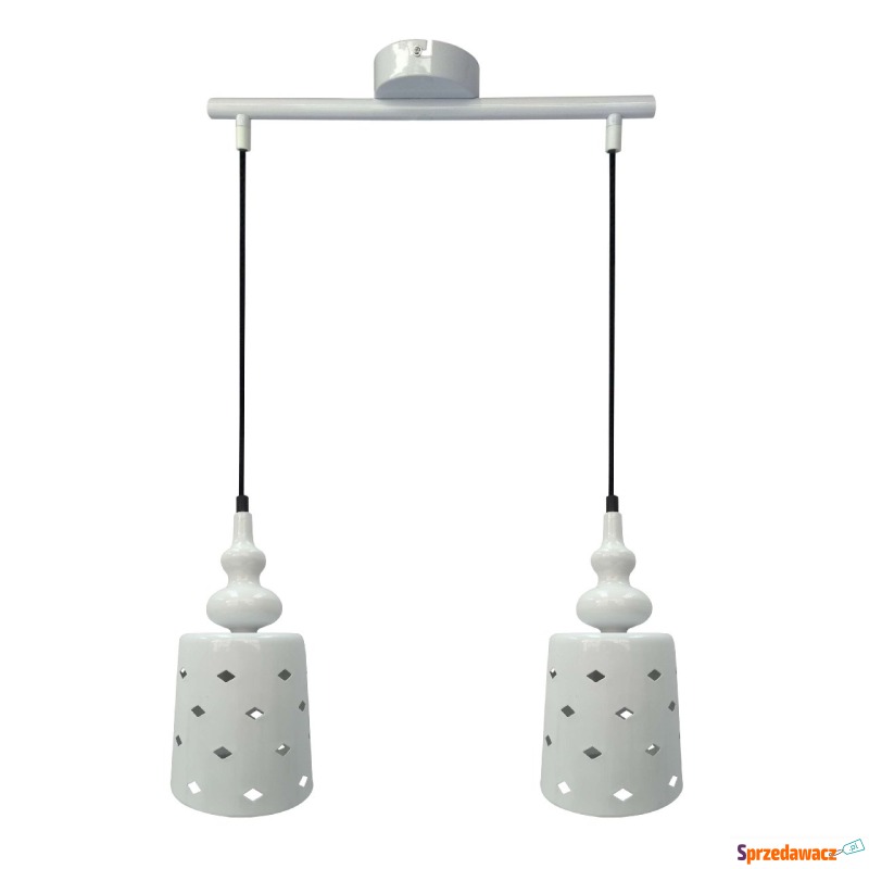 Lampa wisząca zwis żyrandol Candellux Hamp 2x60W... - Lampy wiszące, żyrandole - Konin