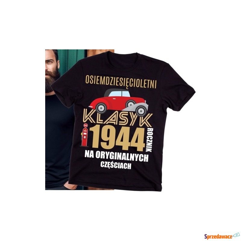 męska koszulka na 80 urodziny - Bluzki, koszulki - Bielsko-Biała