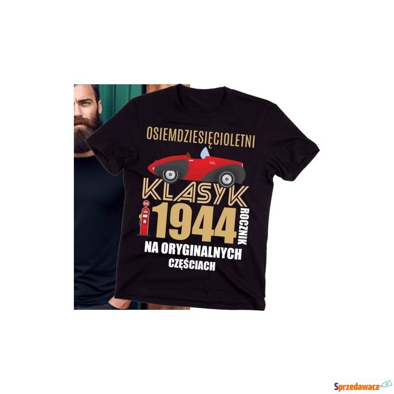 męska koszulka na 80 urodziny - Bluzki, koszulki - Radom