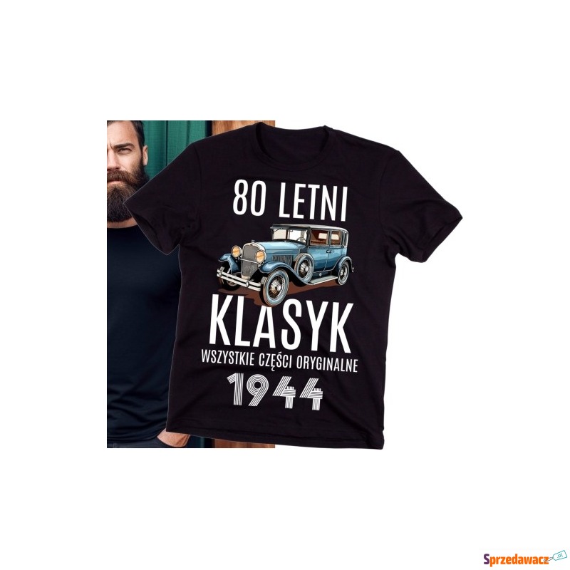 koszulka na 80 urodziny - Bluzki, koszulki - Jelcz-Laskowice