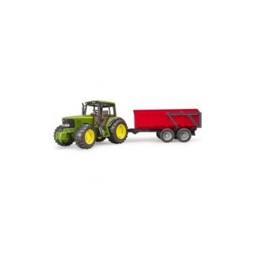  Traktor John Deere 6920 z czerwoną przyczepą wywrotką 02057 Bruder