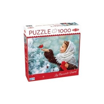  Puzzle 1000 el. Girl with Red Mittens Tactic