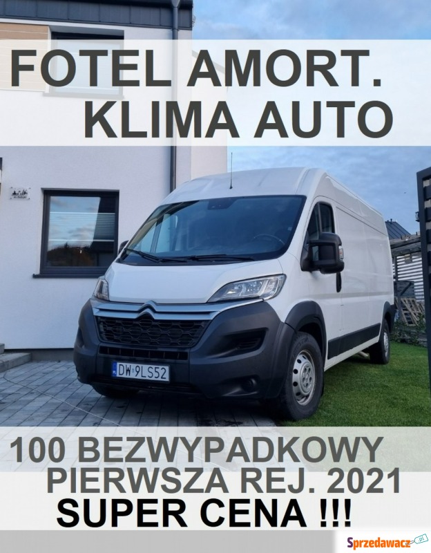 Citroen Jumper 2020,  2.2 diesel - Na sprzedaż za 101 967 zł - Szczecinek