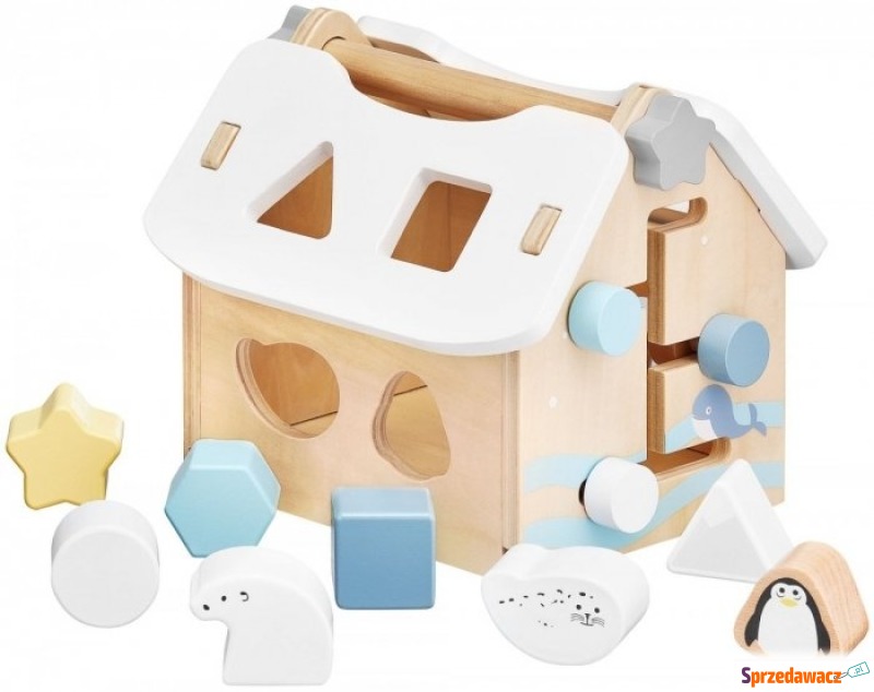 Sorter - drewniany domek edukacyjny z klockami - Zestawy zabawek - Przemyśl