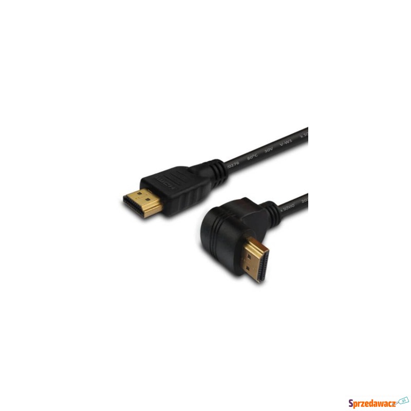 Kabel HDMI Kątowy Elmak SAVIO CL-108 v2.0, 3D,... - Pozostały sprzęt audio - Szczecin