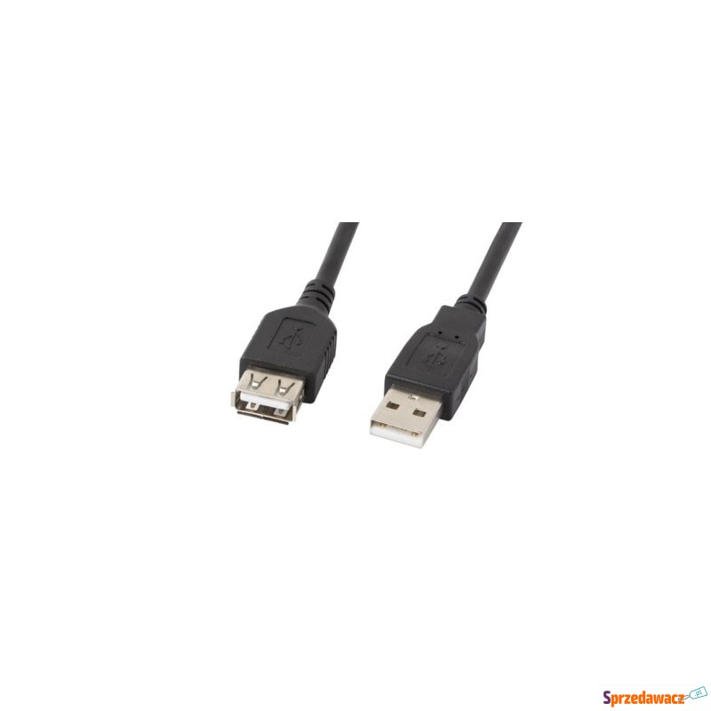 LANBERG Przedłużacz kabla USB 2.0 AM-AF czarny... - Okablowanie - Radom