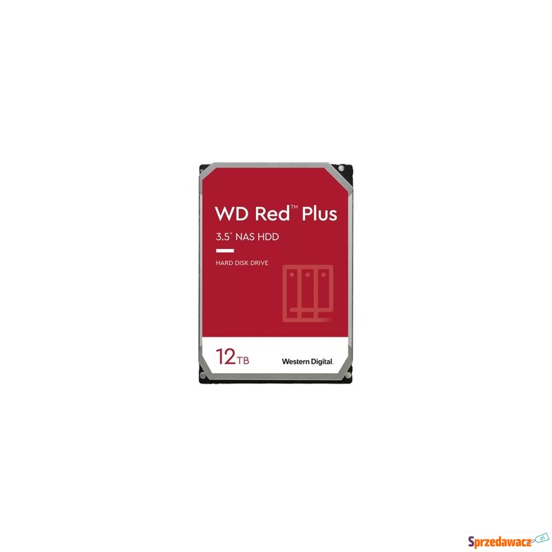 Dysk HDD Western Digital Red Plus WD120EFBX Czerwony - Dyski twarde - Kielce