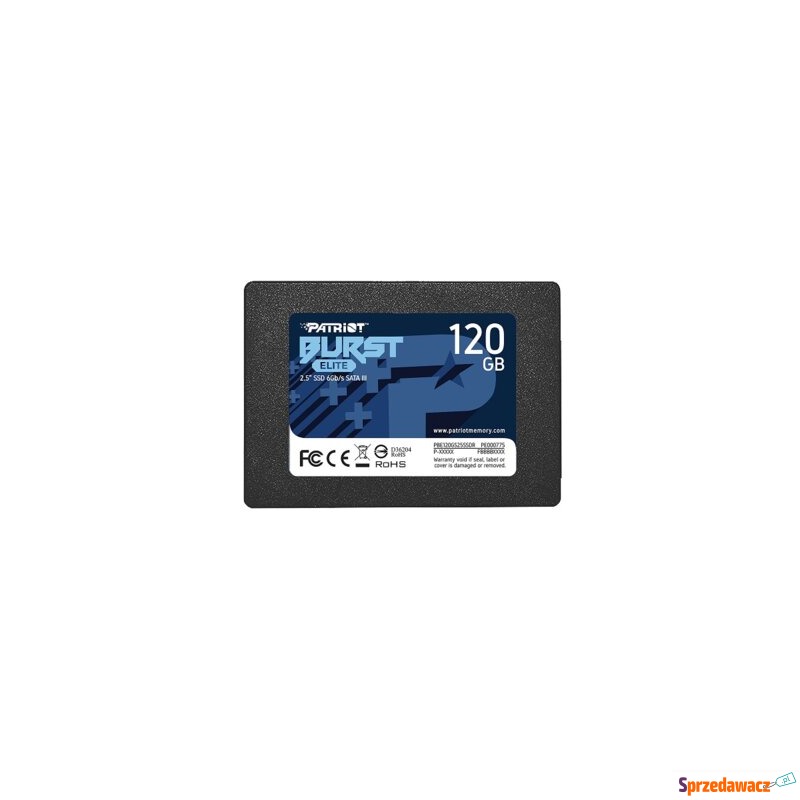 Dysk SSD PATRIOT Burst Elite 120GB SATA 3 2.5" - Dyski twarde - Zielona Góra