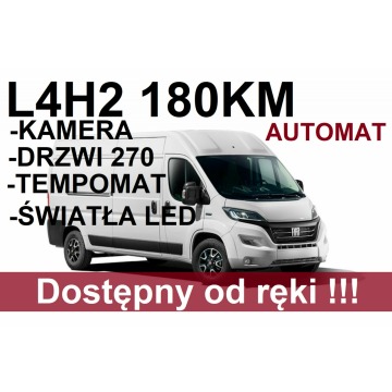 Fiat Ducato - L4H2 180KM Automat Kamera Drzwi 270 LED Dostępny od ręki !!! 2093 zł