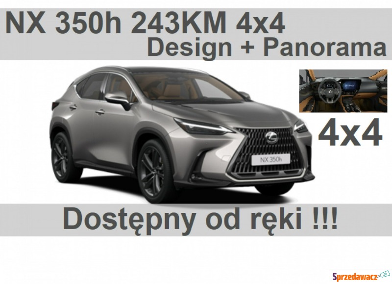 Lexus NX  SUV 2023,  2.5 hybryda - Na sprzedaż za 251 000 zł - Szczecinek